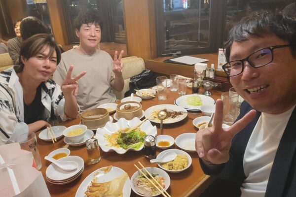 大阪難波にて会食